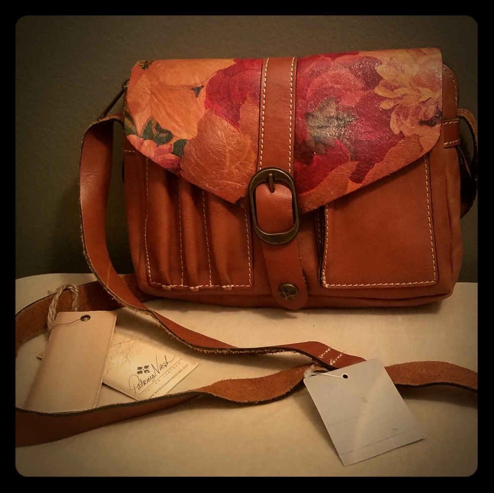 Patricia Nash Italian Leather Crossbody bag